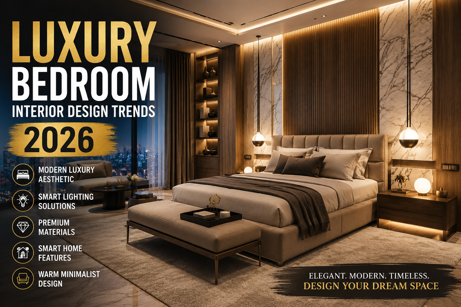 Luxury Bedroom Interior Design Trends in 2026